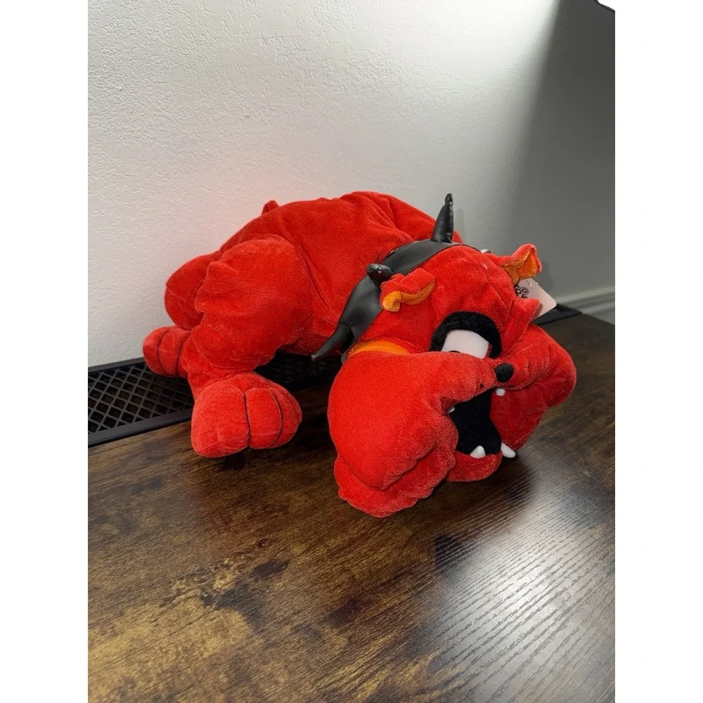 Toy Factory Red Devil Bulldog Plush 18